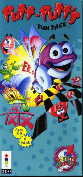 Putt-Putt Fun Pack box art for 3DO
